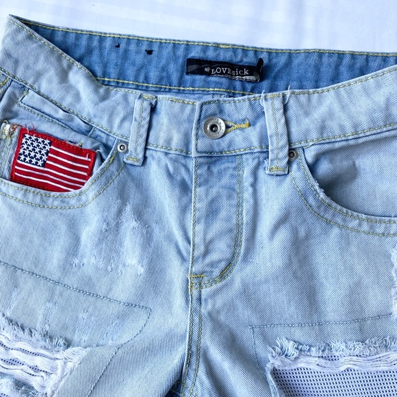 Lovesick Distressed Jeans, Size 1 - Picture 7 of 14